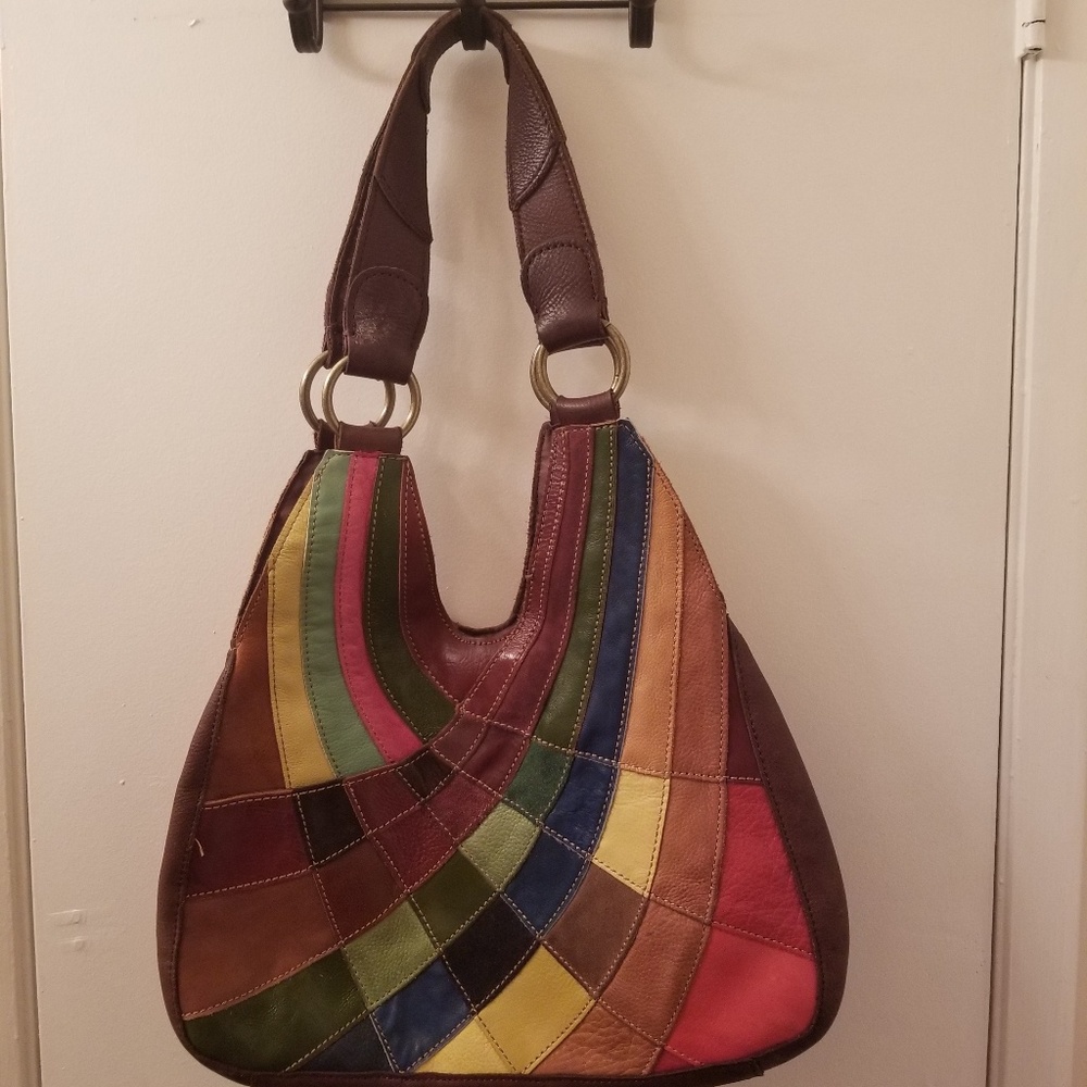 Pelley Studio Patchwork Leather Purse